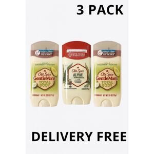 (3) Old Spice Anti-Perspirant Deodorant Total Body Cucumber and Alpine